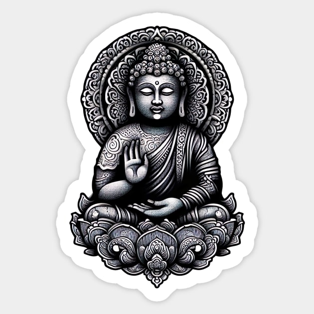 Buddha Sticker by Sobalvarro